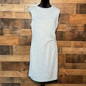 La Classe Couture Women's Gray Sleeveless Dress Large L AB 751